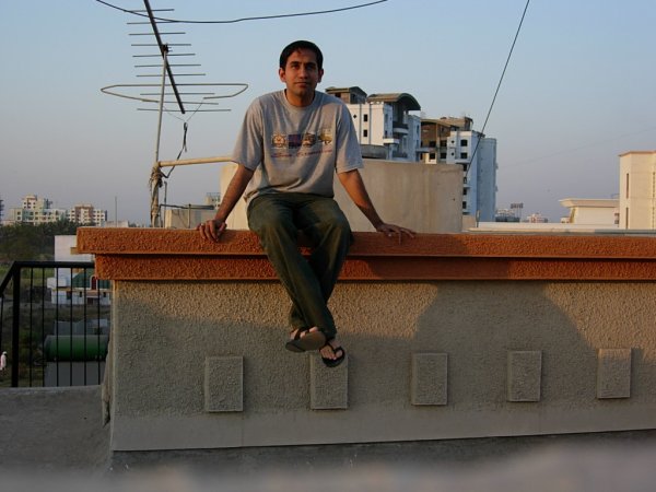 Paritosh Uttam at home, Pune