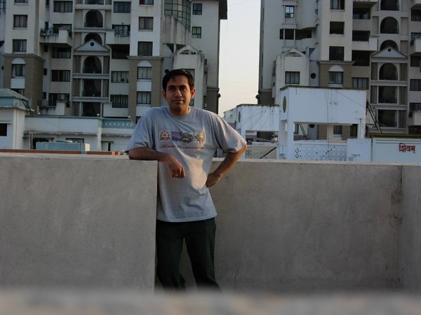 Paritosh Uttam at home, Pune